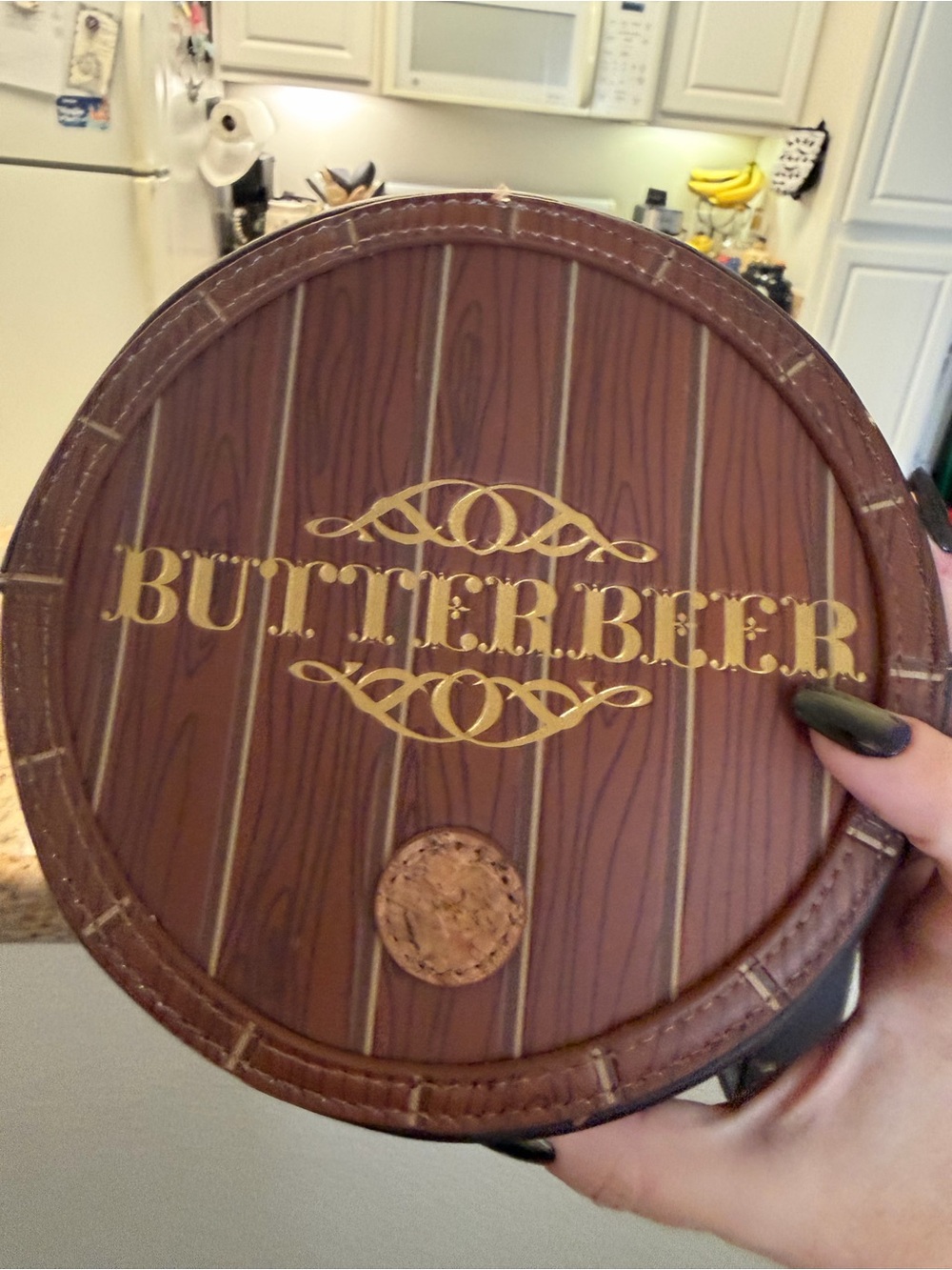 Loungefly Harry Potter Butterbeer barrel purse. - Picture 3 of 5